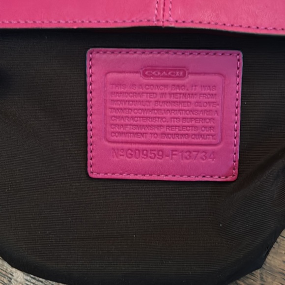 Coach Legacy Leather Pleated Clutch F13734 - Picture 12 of 14